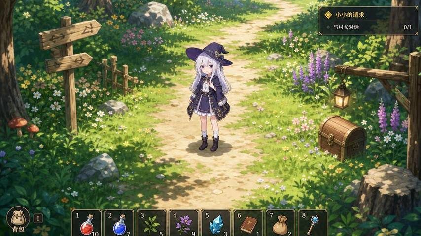 魔女秘药 角色路线 演示图 5