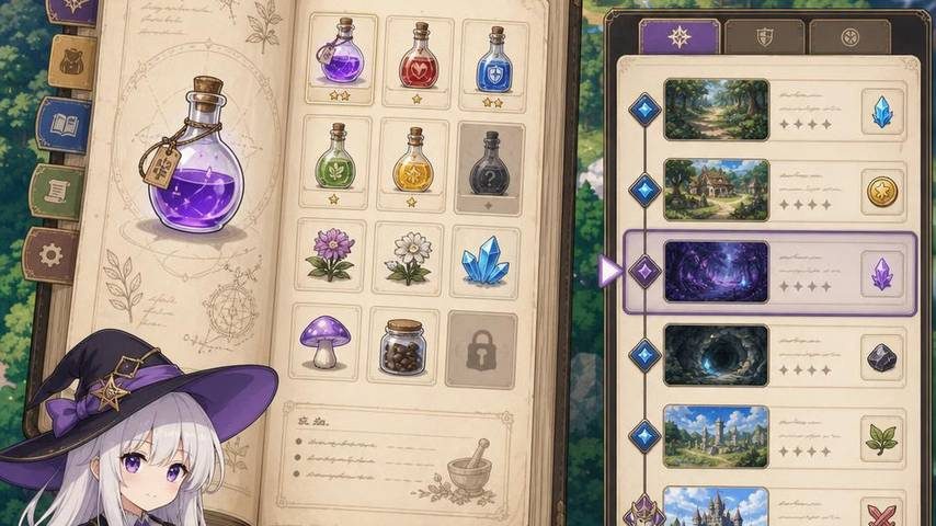 魔女秘药 实机画面 演示图 6